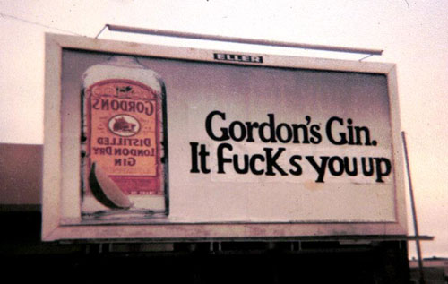 Gordons gin subvert